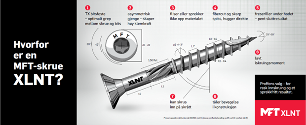 Hvorfor er en MFT-skrue XLNT?