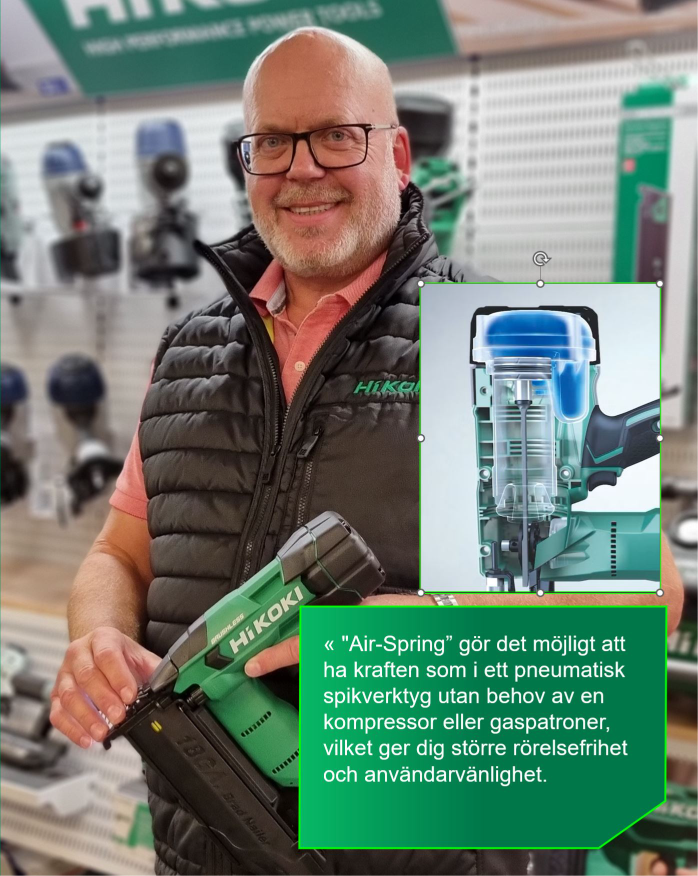 Geir Johansen, produktchef spikning